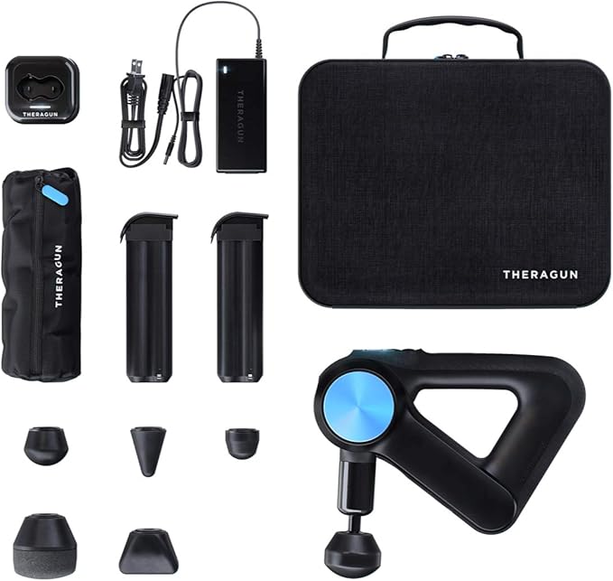 TheraGun Pro Handheld Deep Tissue Massage Gun - Bluetooth Percussion Massage Gun & Personal Massager for Pain Relief & Circulation in Neck, Back, Leg, Shoulder and Body (Black - 4th Gen) - Bloomnest