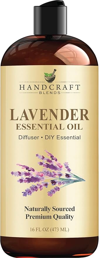 Handcraft Blends Lavender Essential Oil - Huge 16 Fl Oz - for Candle Making, Soap Making, Diffusers, and Aromatherapy
