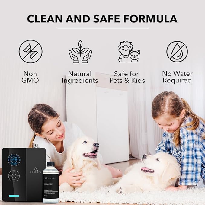 Dream On Diffuser Oil, 16.9 FL Oz, 500 mL, Luxury Hotel Scent Diffuser Oil for Home, Office & Spa, Fragrance Essential Oils for Aromatherapy, Aloe Vera & Cedarwood. - Bloomnest