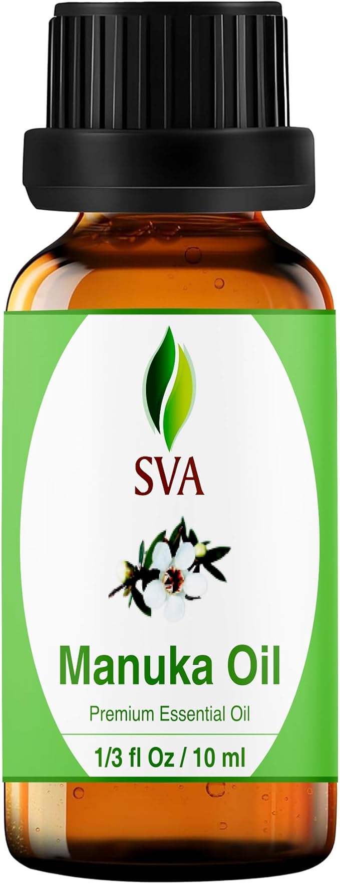 SVA Manuka Essential Oil – 1/3 Fl Oz – 100% Natural Manuka Oil - for Diffuser, Hair Care, Face, Skin Care, Aromatherapy, Scalp and Body Massage, Soap and Candle Making - Bloomnest