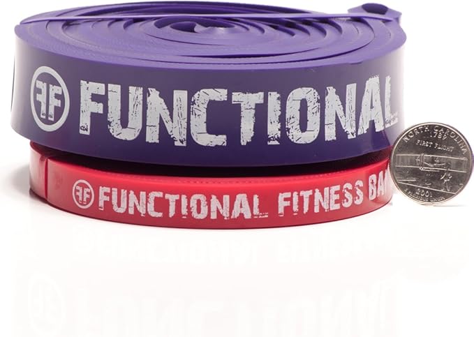 Pull Up Assist Bands Set by Functional Fitness. Heavy Duty Resistance and Assistance Training Band - Bloomnest