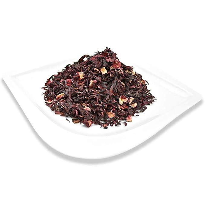 Organic Positively Tea Company, Hibiscus, Herbal Tea, Loose Leaf, 16 Ounce - Bloomnest
