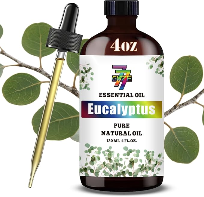 Eucalyptus Essential Oil (4 oz/120 ml) — Eucalyptus Oils for Aromatherapy, diffusers, humidifiers, Home fragrances, DIY Skincare, soap Making, DIY Candle, Relaxation, Yoga, and Meditation - Bloomnest