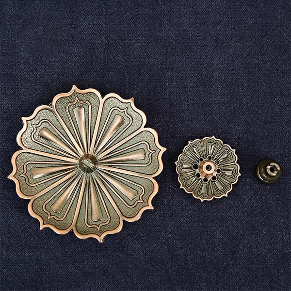 Incense Holder with Incense Stick Tray,Multi-Functional Incense Burner and Stick Holder Combo (1, Bronzy)