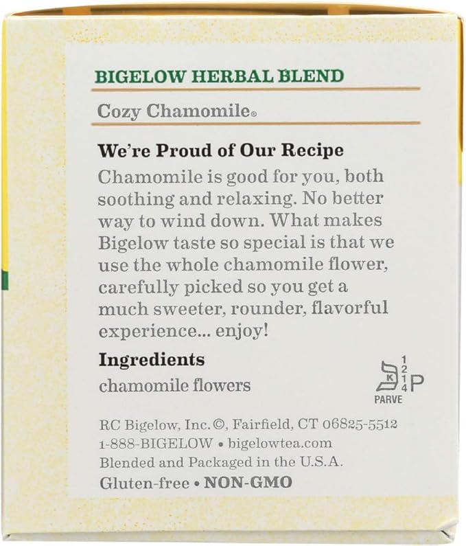 Bigelow Cozy Chammomile Herbal Tea 20.0 CT (Pack of 12)12 - Bloomnest