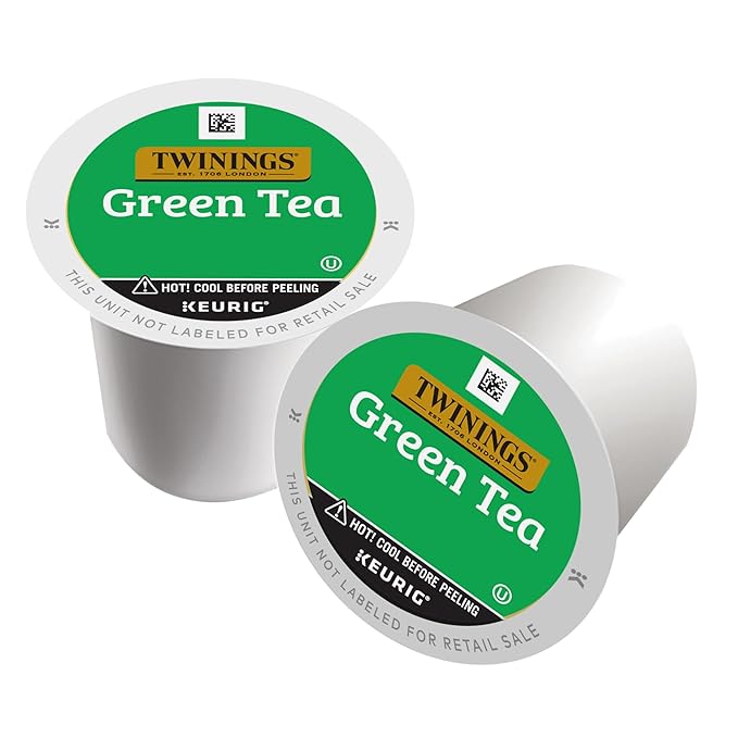 Twinings Green Tea K-Cup Pods for Keurig, 56 Count (Pack of 1), Smooth & Refreshing Flavour, Caffeinated, Enjoy Hot or Iced - Bloomnest