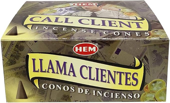 TRUMIRI Incense Cone Holder Bundle with Hem Call Clients Incense Cones - Pack of 12 (Approx 120 Cones)