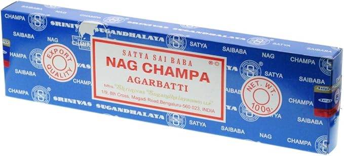 Satya Nag Champa Incense Sticks - 100g Bulk Pack, Long Burning Aromatherapy for Meditation, Relaxation, Yoga, Healing, Stress Relief & Positive Energy Giftbrit