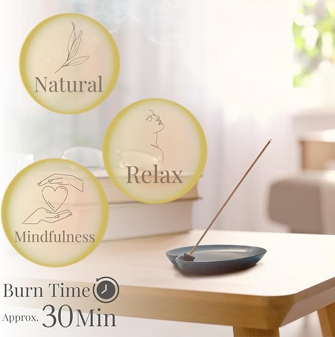 Golden Osmanthus Luxury Japanese Incense Sticks 60sticks Vanilla Musk Coreless Low Smoke Natural Charcoal Free Non Toxic Aromatherapy Meditation Calming Stress Relief Relaxation Yoga TOMORI VECTillJapan-TOMORIofficial-
