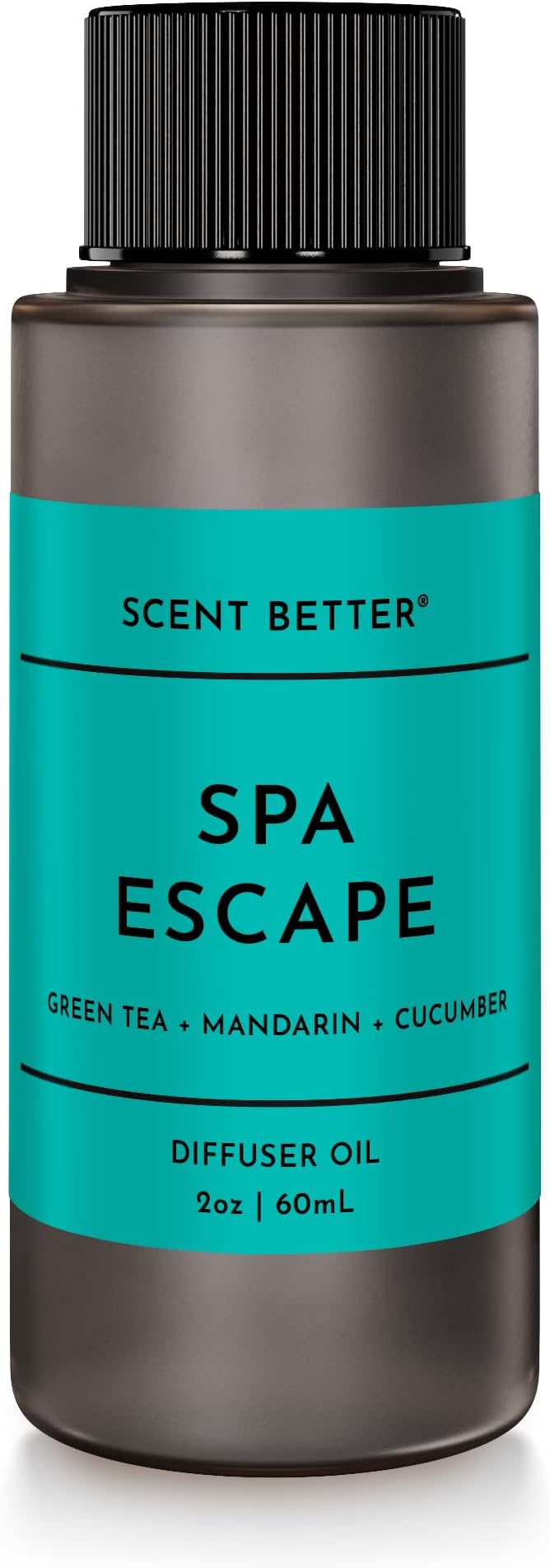 Scent Better Spa Escape Aroma Essential Oil Blend: an Aromatherapy Blend of Green Tea, Mandarin, and Cucumber for Ultrasonic Diffusers & Nebulizers (2 Fl Oz, 60 mL) - Bloomnest