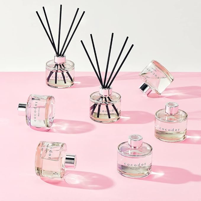 COCODOR Signature Reed Diffuser Set/Garden Lavender / 6.7oz /2 Pack/Home Fragrance Diffuser, Oil Scent Diffuser for Bathroom Shelf Decor - Bloomnest