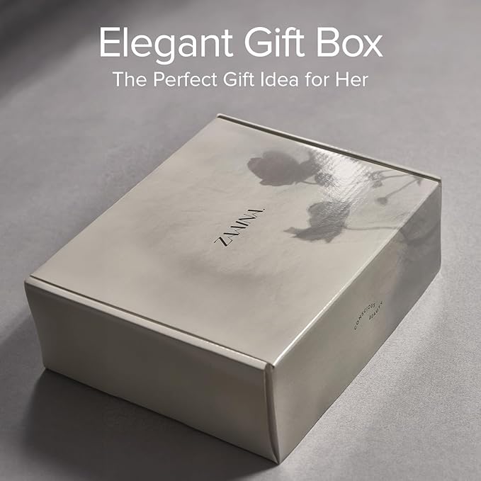 ZAAINA Wellness Spa Box - Relaxing Spa Gifts for Her, Valentine Gift Basket for Women, Self Care Kit for Mom Wife Friend, , Pampering Home Spa Gift Basket, Birthday Gifts for Women