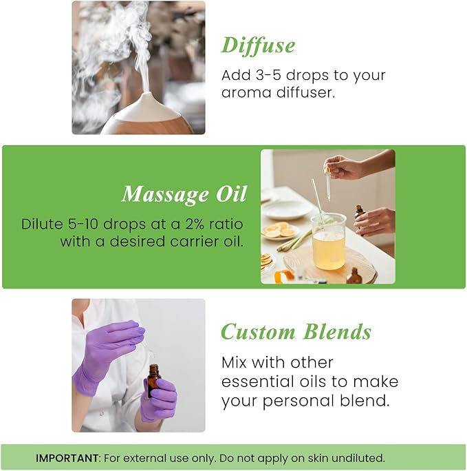 Handcraft Blends Peppermint Essential Oil – 0.33 Fl Oz – 100% Pure and Natural – Premium Grade Essential Oil for Diffuser and Aromatherapy, Skin, Massage, Candle and Soap Making Fragrance - Bloomnest