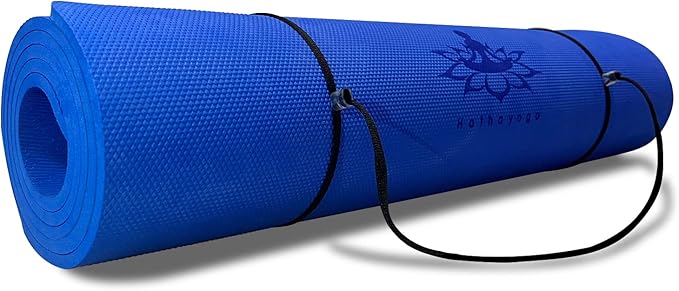 Hatha Yoga Thick TPE Yoga Mat 72"x 27"x1/3 inch Non Slip Eco Friendly Exercise Mat for Yoga Pilates & Floor Workouts - Bloomnest