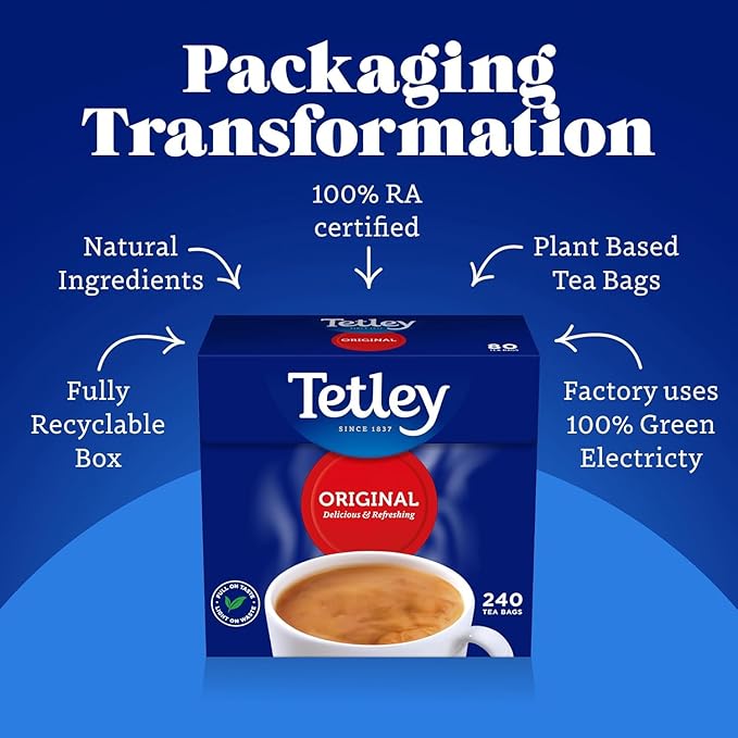 Tetley - Original Tea Bags 240 - 750g - Bloomnest