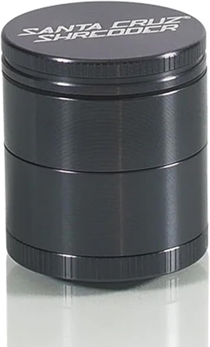 Santa Cruz Shredder Metal Spice Grinder Made in USA (Small (1.7 Inch), Grey) - Bloomnest