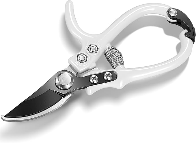 VIVOSUN Garden Shears, Lightweight Plant Pruners for Gardening, Bypass Pruning Shears for Cutting Flowers, Trimming Branches, Indoor Plant Shears, Stylish Q-Shaped Garden Tools for Women Men - Bloomnest