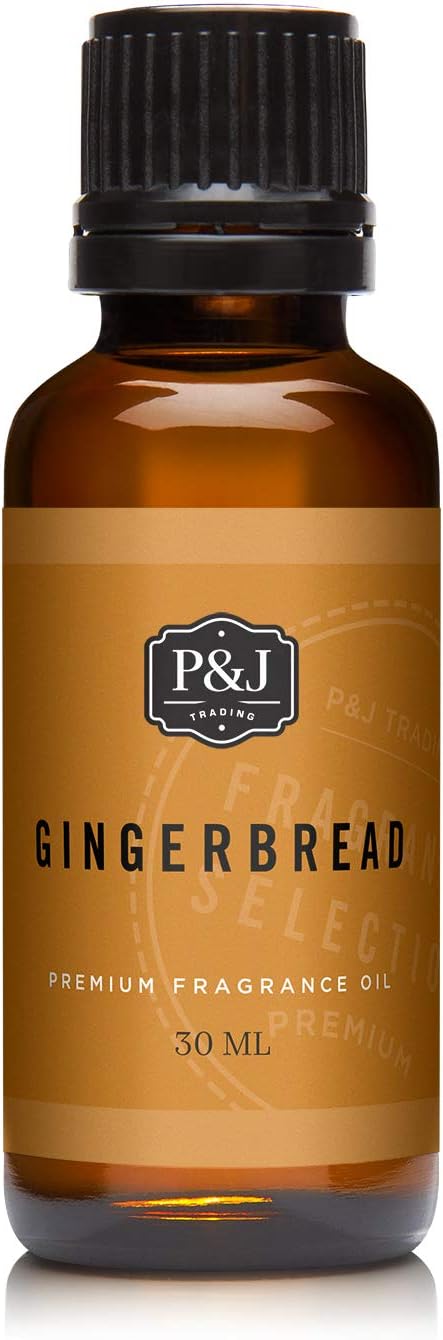 P&J Fragrance Oil - Gingerbread Scented Candle Making Oil, 30ml - Bloomnest