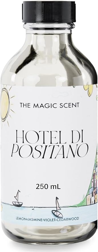 The Magic Scent Hotel Di Positano Diffuser Oil Scents - Cold-Air & Ultrasonic Fragrance Oil for Diffuser - Inspired by Amalfi Coast, Italy - Essential Oils for Diffusers - 8.5 fl oz, 250 mL - Bloomnest