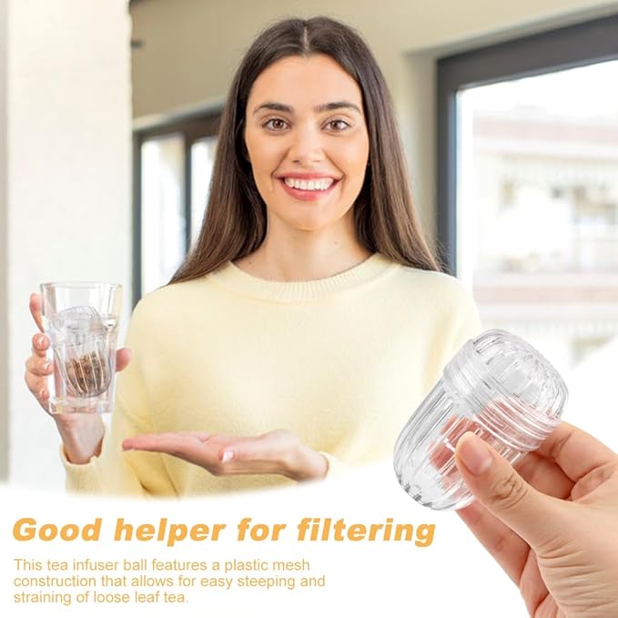 3PCS Clear Fruit Infuser, Tea Infuser for Wide Mouth Bottles, Tea Strainer Tennis Ball Compatible with Stanley,Hydro Flask, Iron Flask,Takeya, - Bloomnest
