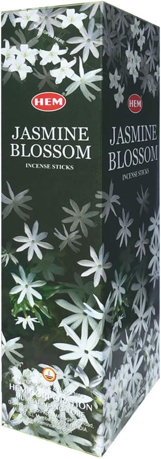 Jasmine Blossom Incense Sticks and Incense Stick Holder Bundle Insence Insense Hem Incense Sticks
