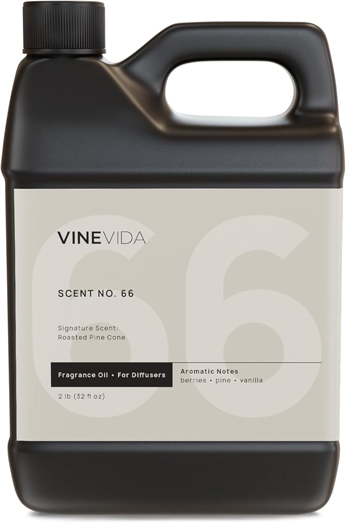 VINEVIDA [32 Fl Oz] Roasted Pine Cone Fragrance Oil for Cold Air Diffusers, Essential Oils for Diffuser Oil Refill & Air Freshener Room Spray - Bloomnest