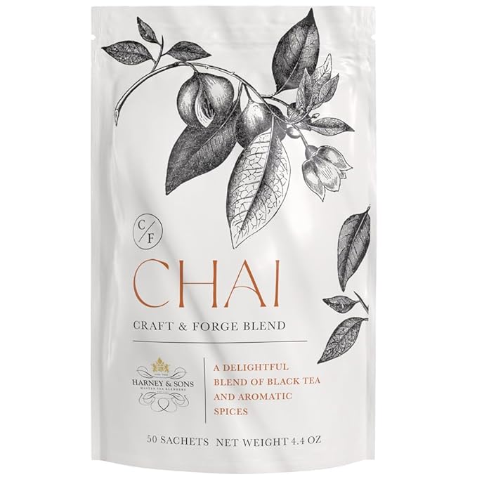 Colonial Williamsburg Craft & Forge Chai Tea, by Harney & Sons, 50ct sachet - Bloomnest