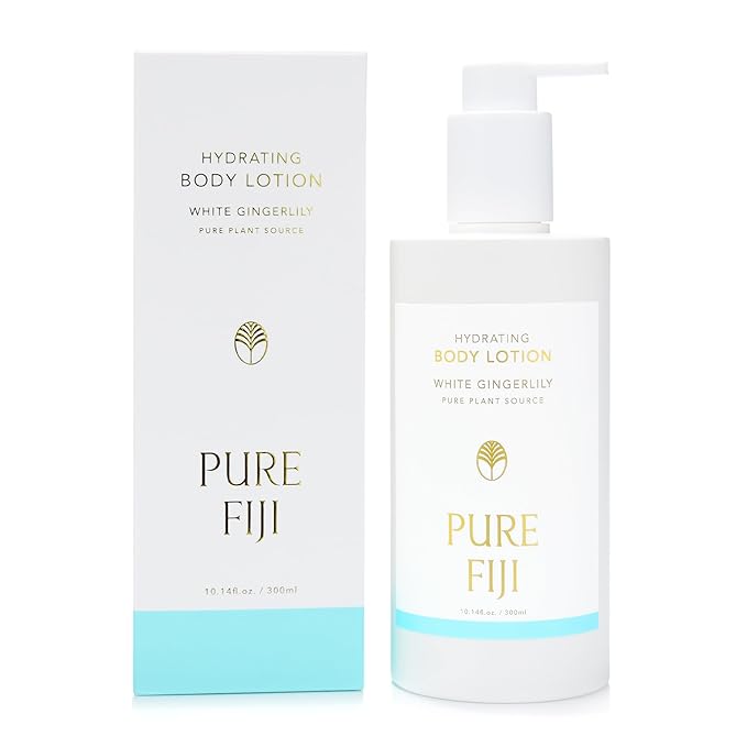 PURE FIJI Hydrating Body Lotion, White Gingerlily (10.14 Fl.Oz /300ml) - Bloomnest