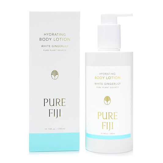 PURE FIJI Hydrating Body Lotion, White Gingerlily (10.14 Fl.Oz /300ml)