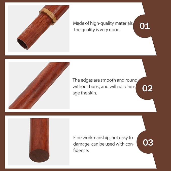 Healifty Incense Holder Vintage Rosewood Incense Tube Stick Burner Kitchen Tea Tube Coffee Storage Canisters Jar Buddhist Supply Aromatherapy Case Dark Red - Bloomnest