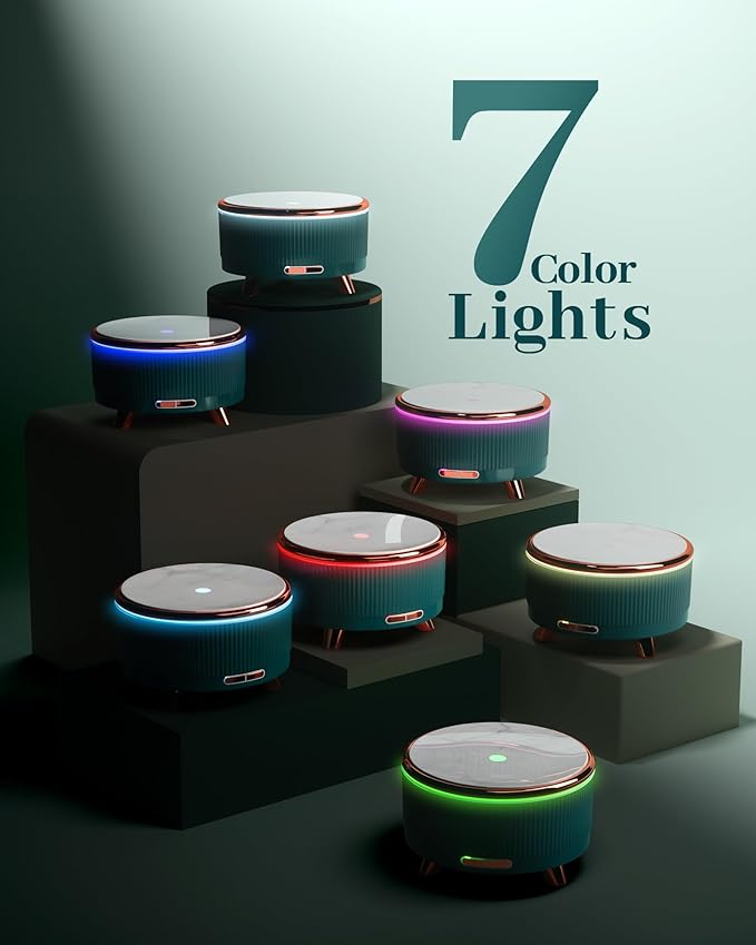 Essential Oil Diffuser for Home, Diffusers for Essential Oils Large Room, 500ml Aromatherapy Diffuser, 7 Colors Changed - Bloomnest