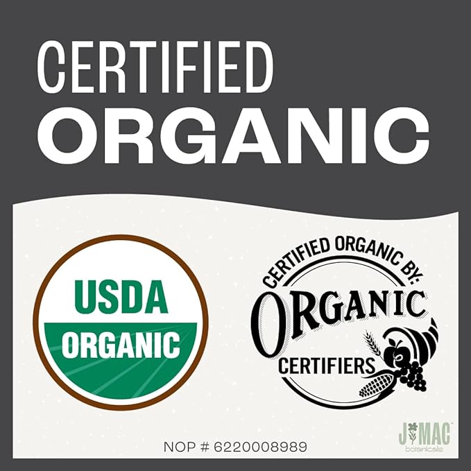 J Mac Botanicals, Organic Rubbed Sage (8 oz), Certified USDA Organic, Dried Rubbed Sage Leaf. Culinary Grade-excellent for sausage making, fresh Albanian harvest - Bloomnest