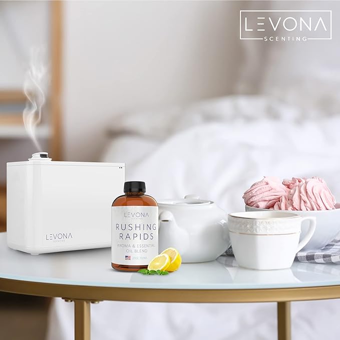 Levona Scent Essential Oil - Fresh Aroma for Home, Office, Hotel & Spa, Perfect in Humidifiers and Diffusers, Luxury Fragrance, With Grapefruit, Citrus, Vanilla Notes - 700ml/ 23 fl oz, Rushing Rapids LEVONASCENT