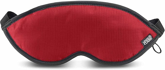 Lewis N. Clark Comfort Sleep Mask | Eye Mask for Travel | Comfortable & Breathable | Light Blocking & Adjustable | Burgundy - Bloomnest