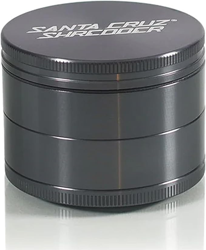 Santa Cruz Shredder Herb and Spice Grinder Made in USA (Large (2.7 Inch), Grey) - Bloomnest