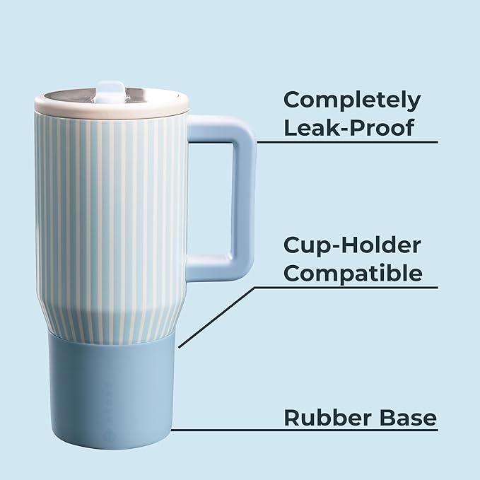 HydroJug Kids - 20 oz Insulated Kids Water Bottle with Flip Straw & Handle | Leak-Proof & Durable | Perfect for School, Sports, Lunch, Travel & Camp, Cape Cod - Bloomnest