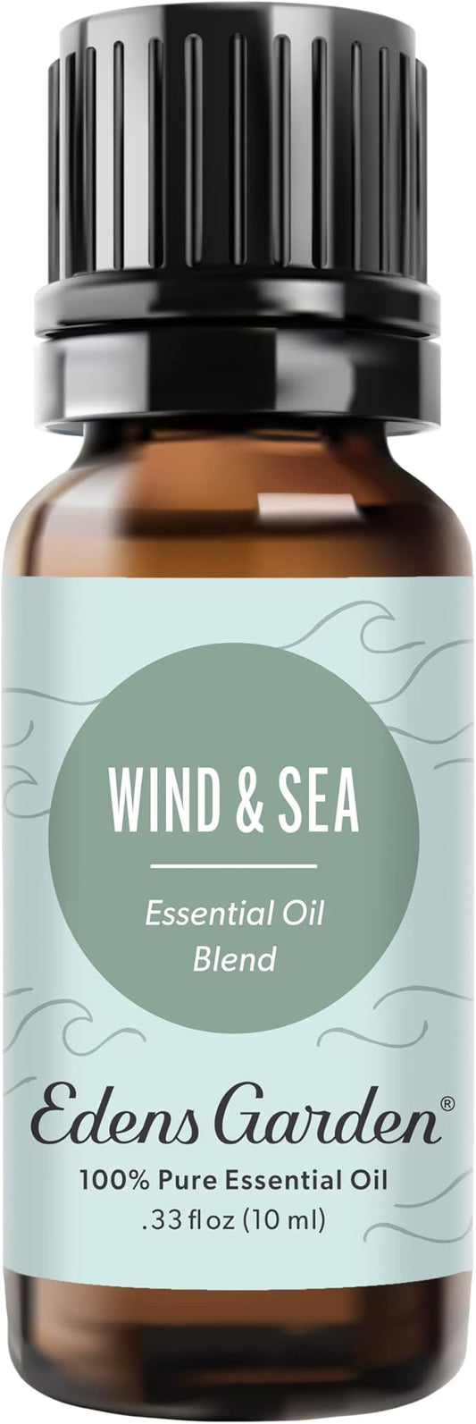 Edens Garden Wind & Sea Essential Oil Blend- 100% Pure Premium Grade, Undiluted, Natural, Therapeutic, Aromatherapy, The Best for Diffusing, Candle, Laundry, Humidifiers 10 ml (.33 fl oz) - Bloomnest