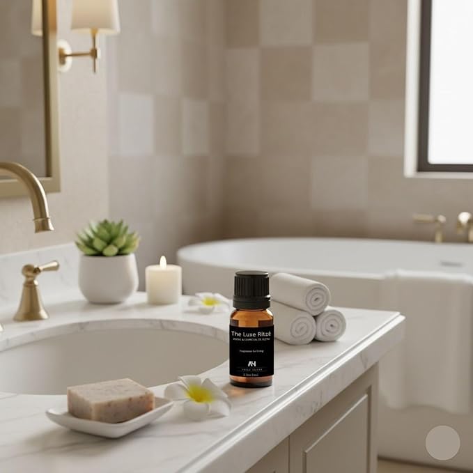 Hotel Diffuser Oil Inspired by The Ritz Carlton Hotel - Essential Oils for Humidifiers and Waterless Diffusers - Ritz Carlton Scent Diffuser Oil - Hotel Scents for Home - 10mL Glass Bottle & Dropper ANTALHAYAT