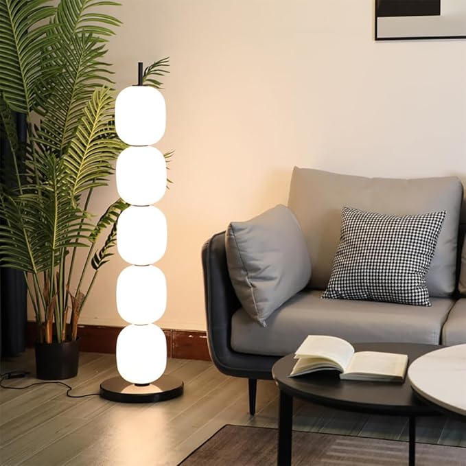 Nordic Floor Lamp LED Modern Fashion Creative Tomatoes on Sticks Standing Lights for Home Living Room Sofa Bedroom (C) - Bloomnest