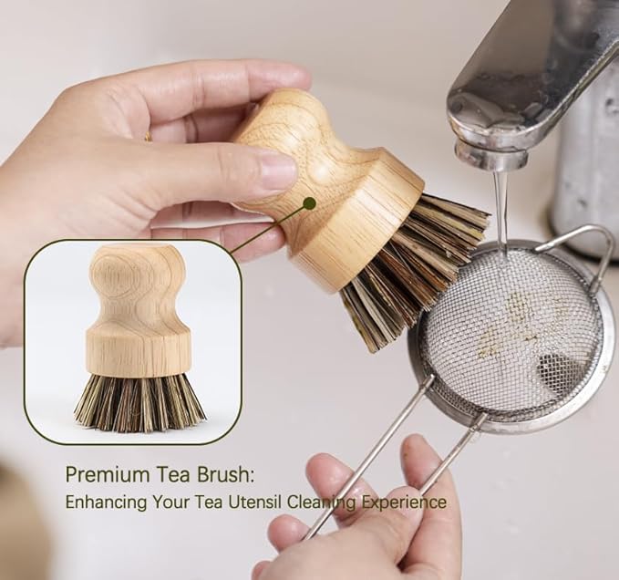 Matcha Whisk Set, Matcha Bowl with Spout and Coaster, Matcha Whisk and Holder, Sifter, Scoop, Spoon, Cleaning Brush - 10 Pcs Complete Ceramic Matcha Kit - Bloomnest