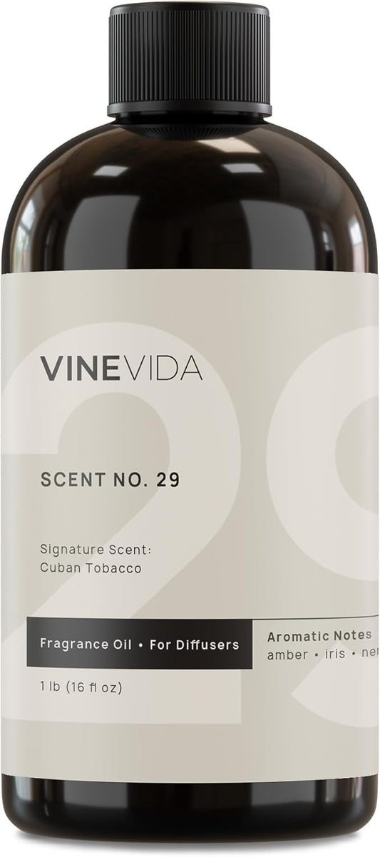 VINEVIDA [16 Fl Oz] Cuban Tobacco Fragrance Oil for Cold Air Diffusers, Essential Oils for Diffuser Oil Refill & Air Freshener Room Spray - Bloomnest