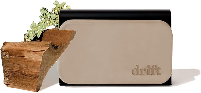 Drift Car Air Freshener - Stone Air Freshener Car Odor Eliminator - Long Lasting Scent - Auto Accessories - Metal Clip - Essential Oils - Clean Ingredients - Teak Scent Starter Kit - Bloomnest