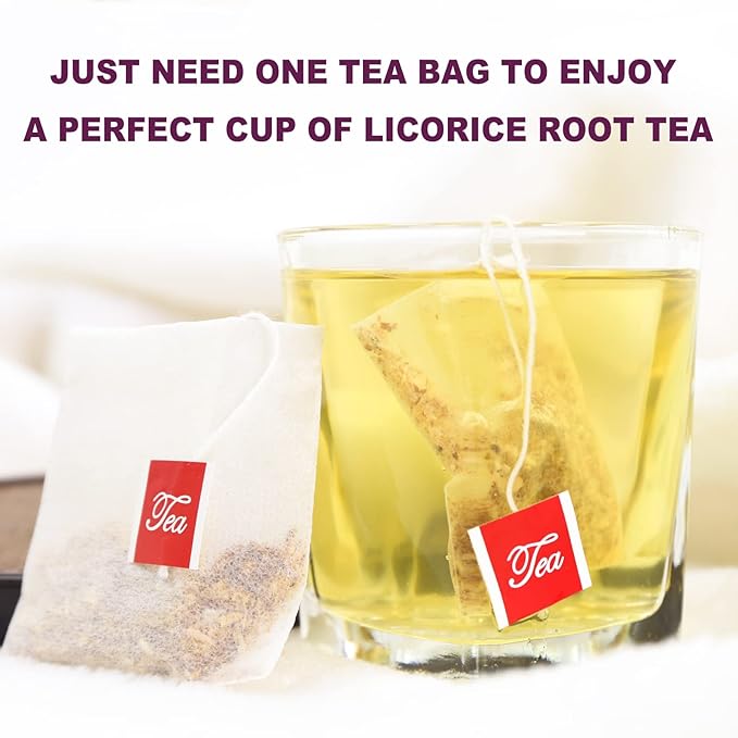 TEARELAE - Licorice Root Tea - 2g x 50 Count - 100% Pure Natural Licorice Root Herbal Tea Bag - Delightfully Sweet Flavor - Promote Respiratory Health - Caffeine-free - Non-GMO - Bloomnest