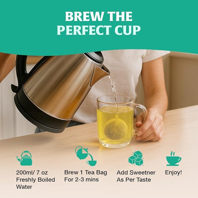 HANDPICK, Peppermint Tea, Eco-Conscious Tea Bags - 100 Count | Caffeine Free, Non-GMO | Minty, Fresh & Cool flavor | Direct From Source - Bloomnest