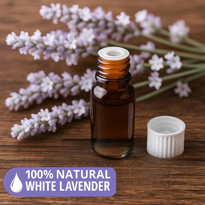 Bless-White-Lavender 100%-Natural-Handmade-Hand-Dipped-Incense Organic-Chemicals-Charcoal-Free Purification-Relaxation-Positivity-Yoga-Meditation Best-Woods-Scent (25 Sticks (1.4 OZ)) BlessInternational