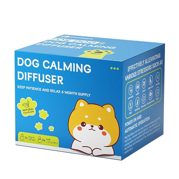 PRO! Dog Calming Diffuser to Stop Peeing in House - Calming Diffusers for Dogs with Pheromones for Anxiety Relief, Pet Calming Aid Device for Dogs Stop Barking and Marking - Bloomnest
