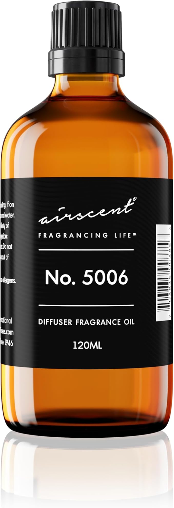 AirScent Diffuser Oil Inspired by TF's Ombre Leather - No. 5006 Perfume Dupe - Fragrance Oil Blend for Ultrasonic and Waterless Diffusers and Crafting - 120 ml, 4 fl oz Glass Bottle with Dropper Airscent