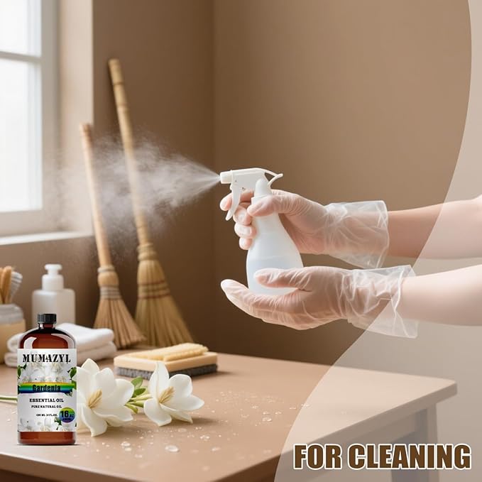 Gardenia Essential Oil, Gardenia Oil 16 Fl Oz 480ML for Diffuser Humidifier Yoga Cleaning DIY Candle Soap Making Essential Oils - Bloomnest