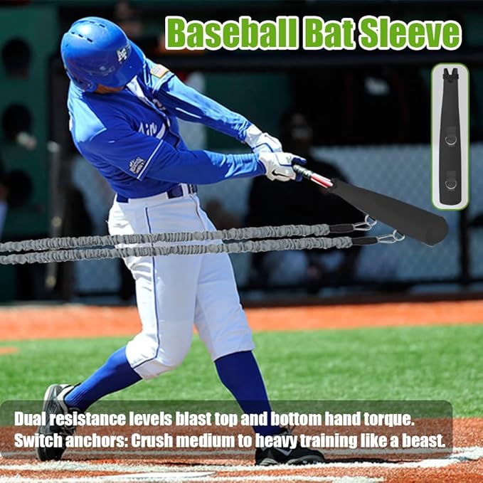 Baseball Resistance Trainer,Training Aid for Baseball Softball Pitchers,Interchangeable Grips to Build Arm Strength,Arm Bands for Baseball Players,Baseball Throwing Trainer,Great to Warm-Up - Bloomnest