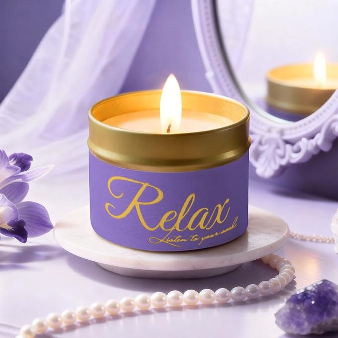 Valentines Day Gifts for Her, Self Care Get Well Gifts, Lavender Relaxing Spa Gift Basket Care Package w/Blanket, Birthday Mothers Day Gifts for Women Mom Wife Girlfriend Sister Aunt Daughter Friends